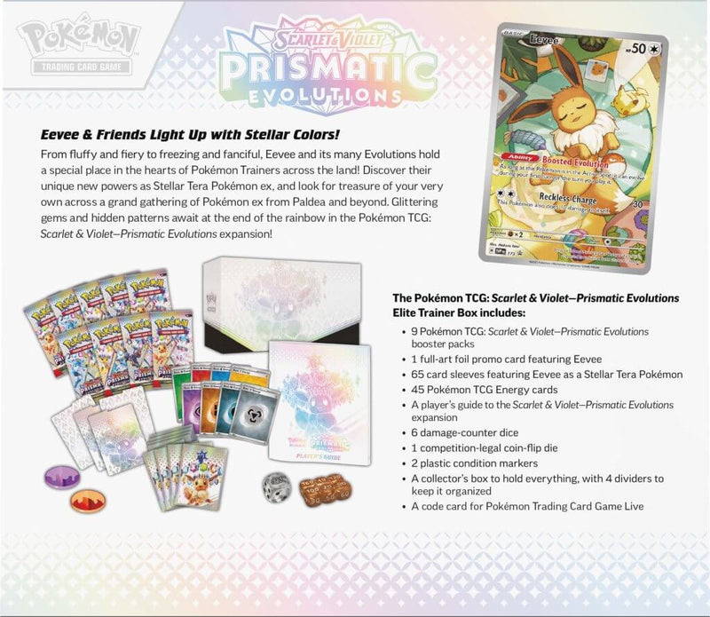 **PRE-ORDER** PKM Elite Trainer Box - Prismatic Evolutions