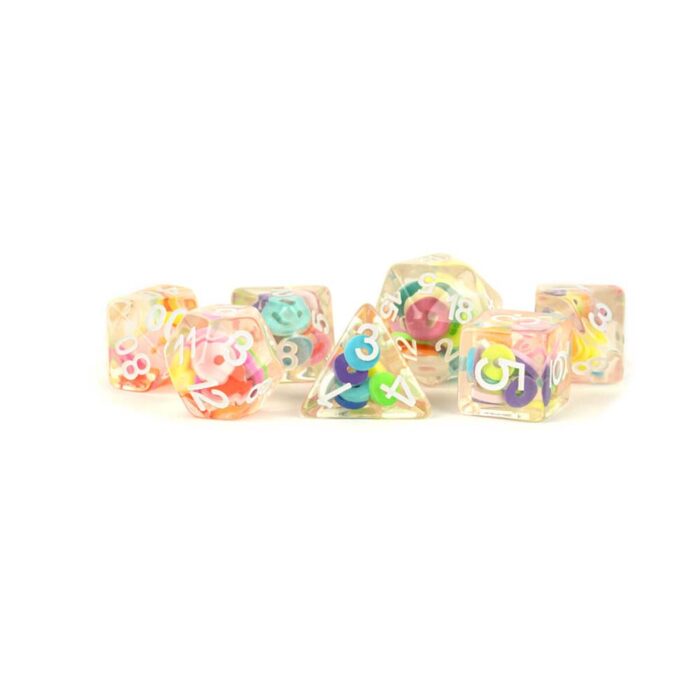 MDG Resin Poly Dice Set