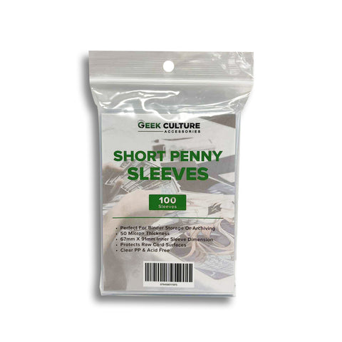 GC Short Penny Sleeves (100ct)