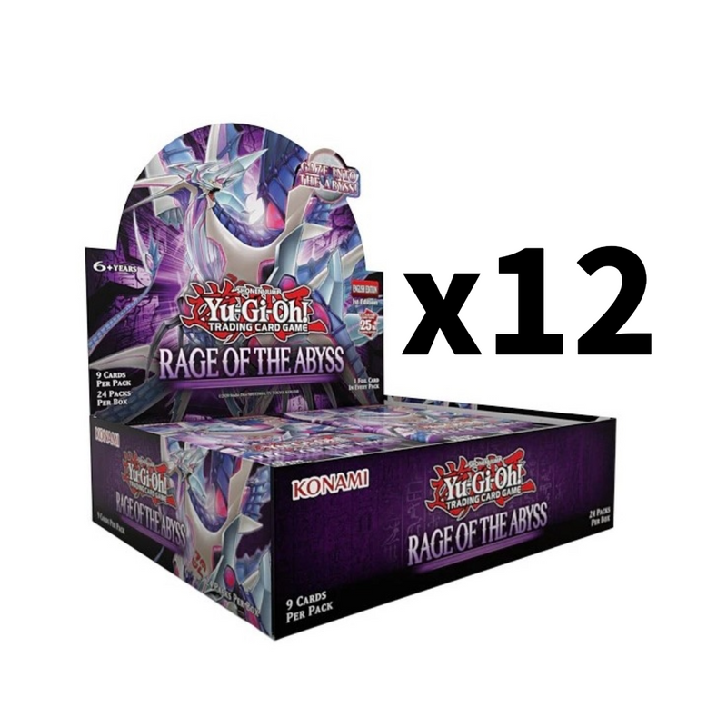 YGO Booster Case - Rage of the Abyss (1st Edition)