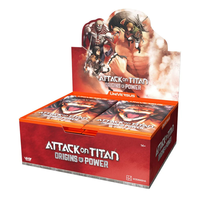 UniVersus Booster Box - Attack on Titan: Origins of Power