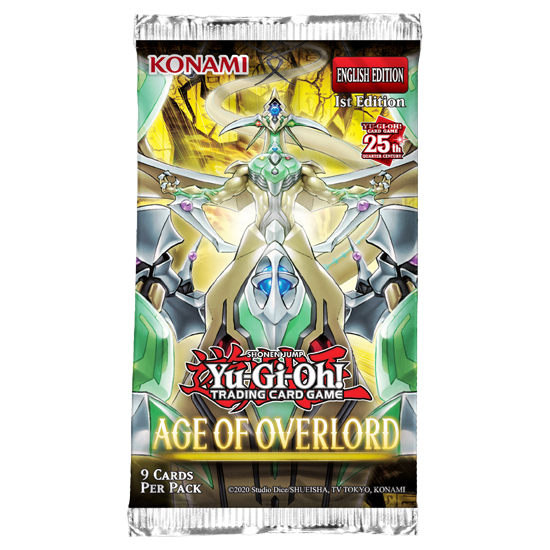 YGO Booster Pack - Age of Overlord (1st Edition)