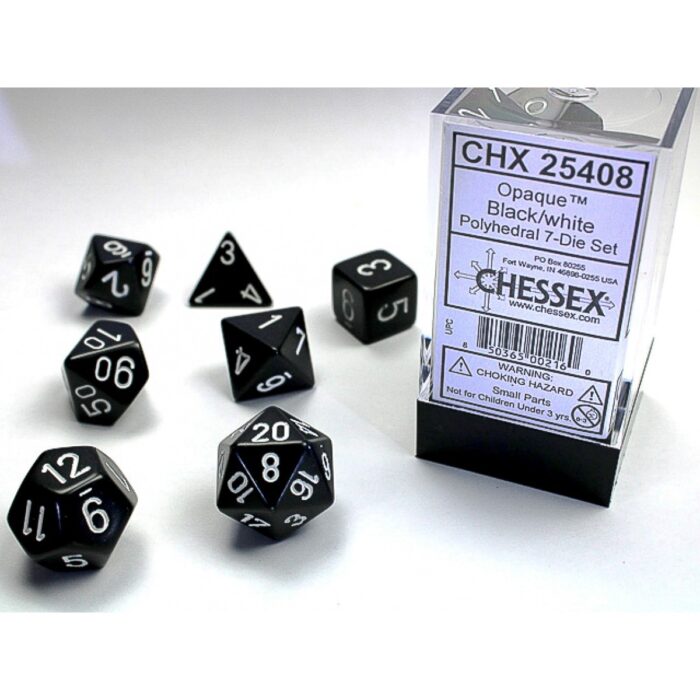 Chessex 7-Dice Set - Opaque