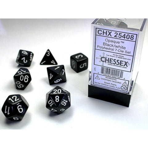 Chessex 7-Dice Set - Opaque