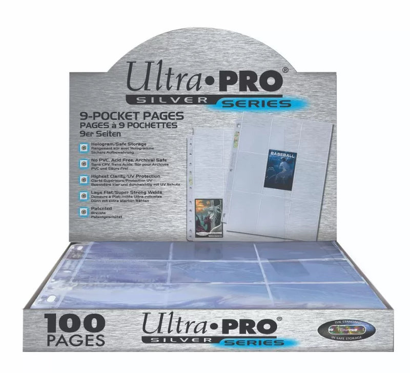 Ultra Pro 9-Pocket Silver Series (11 hole) - Box of 100
