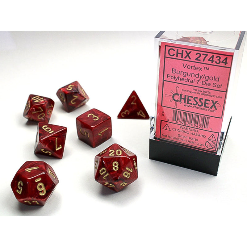 Chessex 7-Dice Set - Vortex