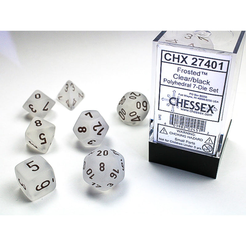 Chessex 7-Dice Set - Frosted