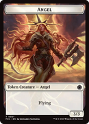 Angel (0001) // Angel (0002) Double-Sided Token [Foundations Commander Tokens]