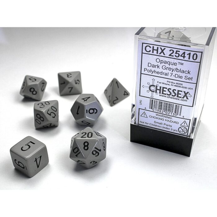 Chessex 7-Dice Set - Opaque