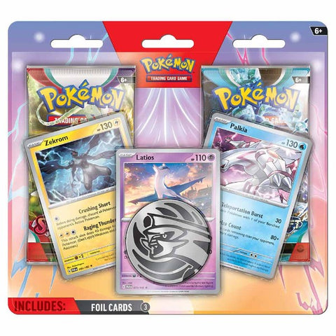 PKM Enhanced 2-Pack Blister - Latios, Zekrom & Palkia