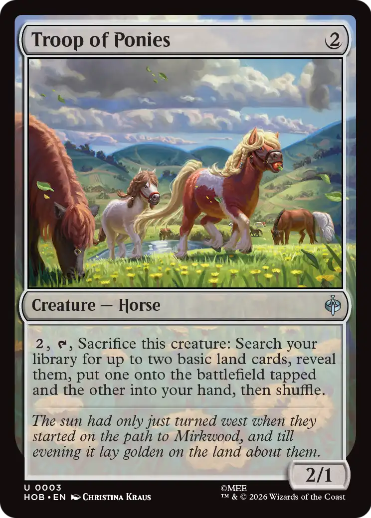 Troop of Ponies [The Hobbit]