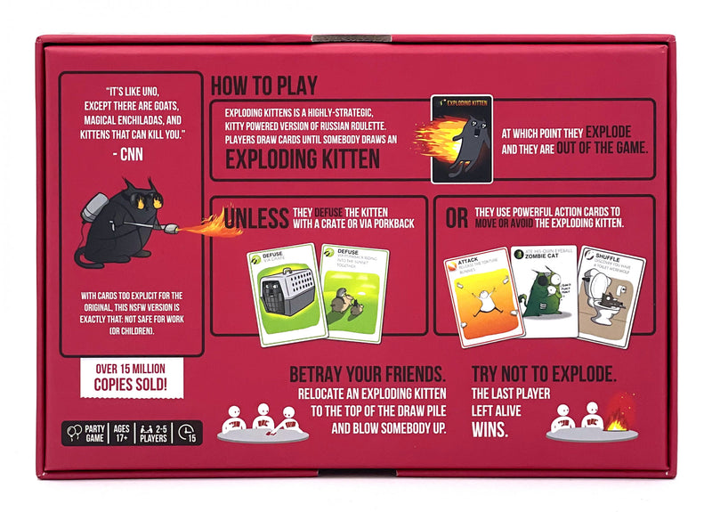 Exploding Kittens NSFW Edition