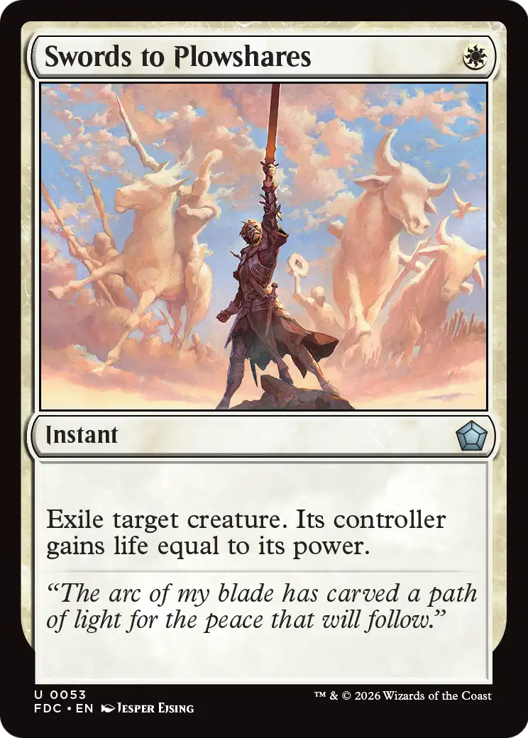 Swords to Plowshares [Foundations Commander]