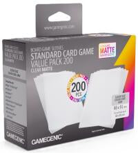 Gamegenic Matte Standard Card Game Sleeve Value Pack (200)