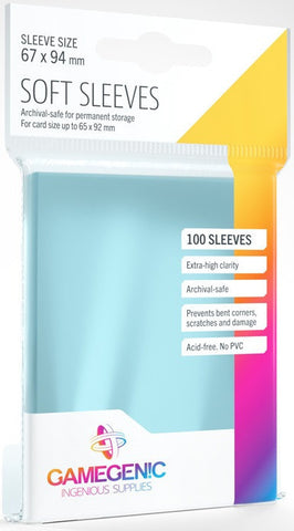 Gamegenic Soft Sleeves (Penny Sleeves)