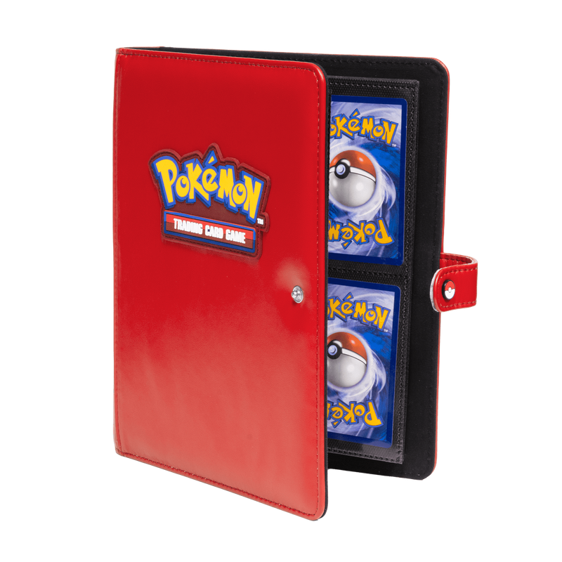 Pokemon Accessory - Premium 4-Pocket Snap Binder (Red)
