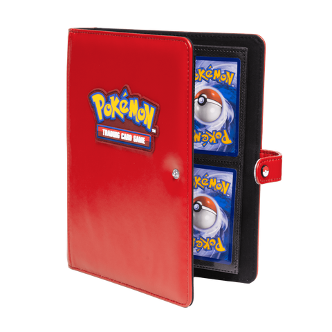 Pokemon Accessory - Premium 4-Pocket Snap Binder (Red)