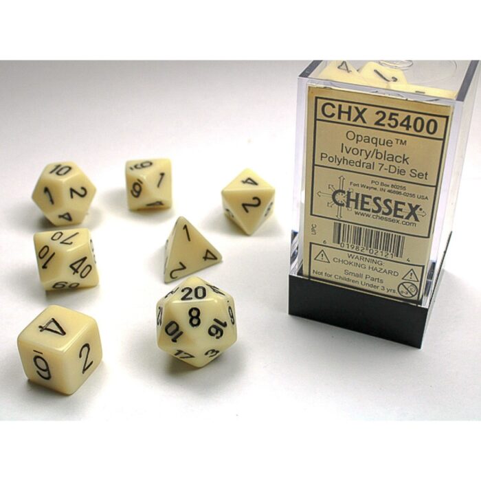 Chessex 7-Dice Set - Opaque