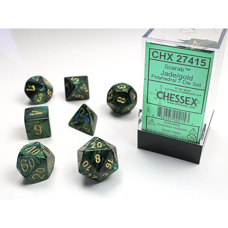 Chessex 7-Dice Set - Scarab