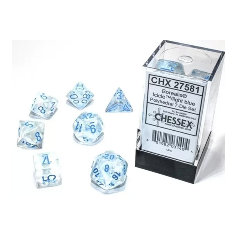 Chessex 7-Dice Set - Borealis