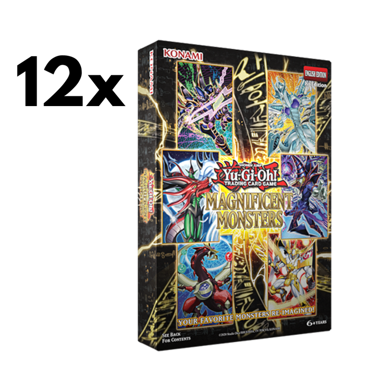 **PRE-ORDER** LIMIT 1* YGO Boxed Set - Magnificent Monsters 3-Pack Tuckbox Case (1st Edition)