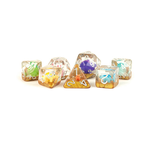 MDG Resin Poly Dice Set (Animals)