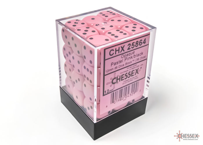 Chessex D6 Dice Set - Opaque 12mm (36 Dice)