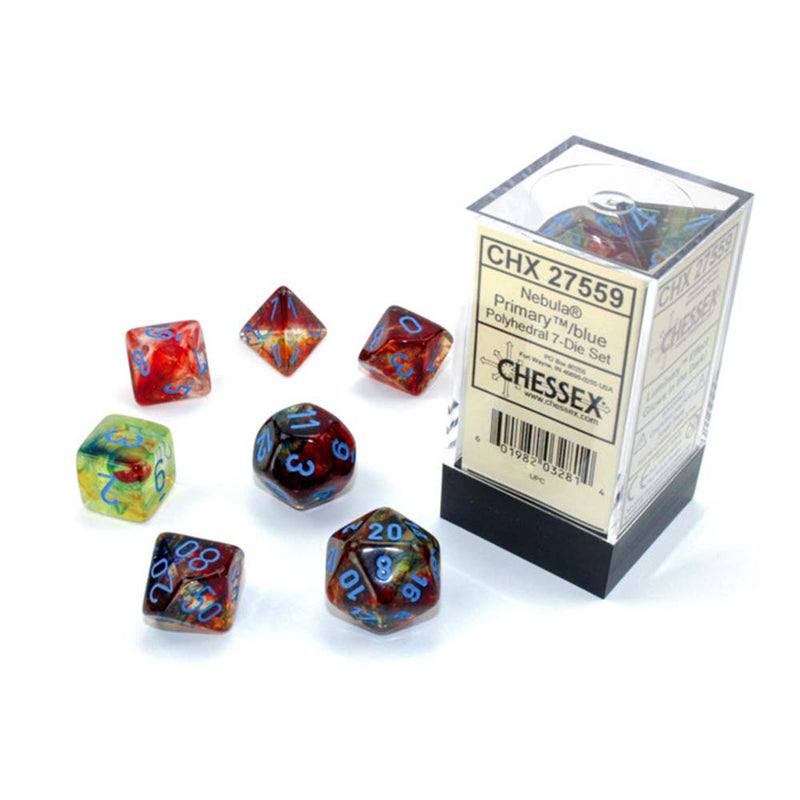 Chessex 7-Dice Set - Nebula