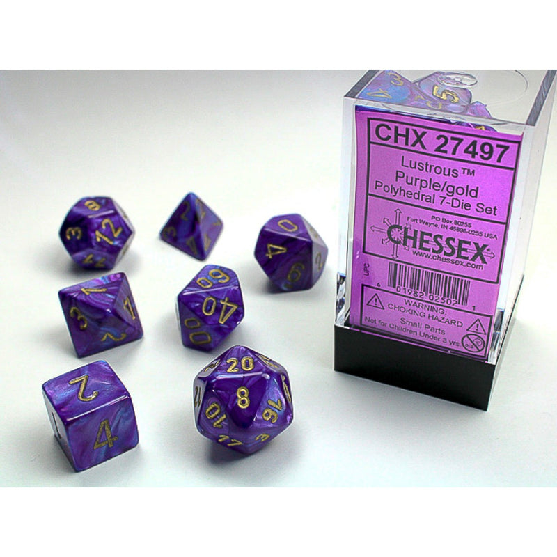 Chessex 7-Dice Set - Lustrous