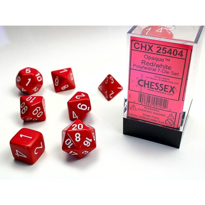 Chessex 7-Dice Set - Opaque