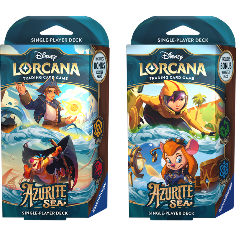 **PRE-ORDER** Disney Lorcana TCG - Azurite Sea Starter Decks