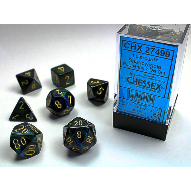 Chessex 7-Dice Set - Lustrous