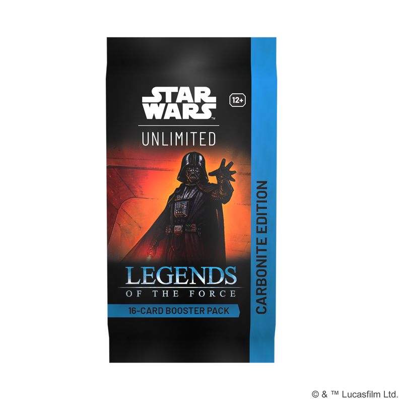 Star Wars Unlimited Carbonite Booster Pack - Legends of the Force