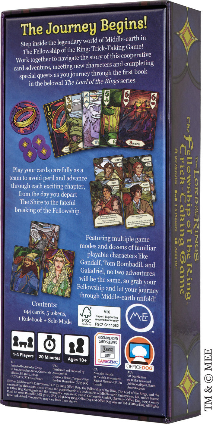 The Lord of the Rings - the Fellowship of the Ring: Trick Taking Game