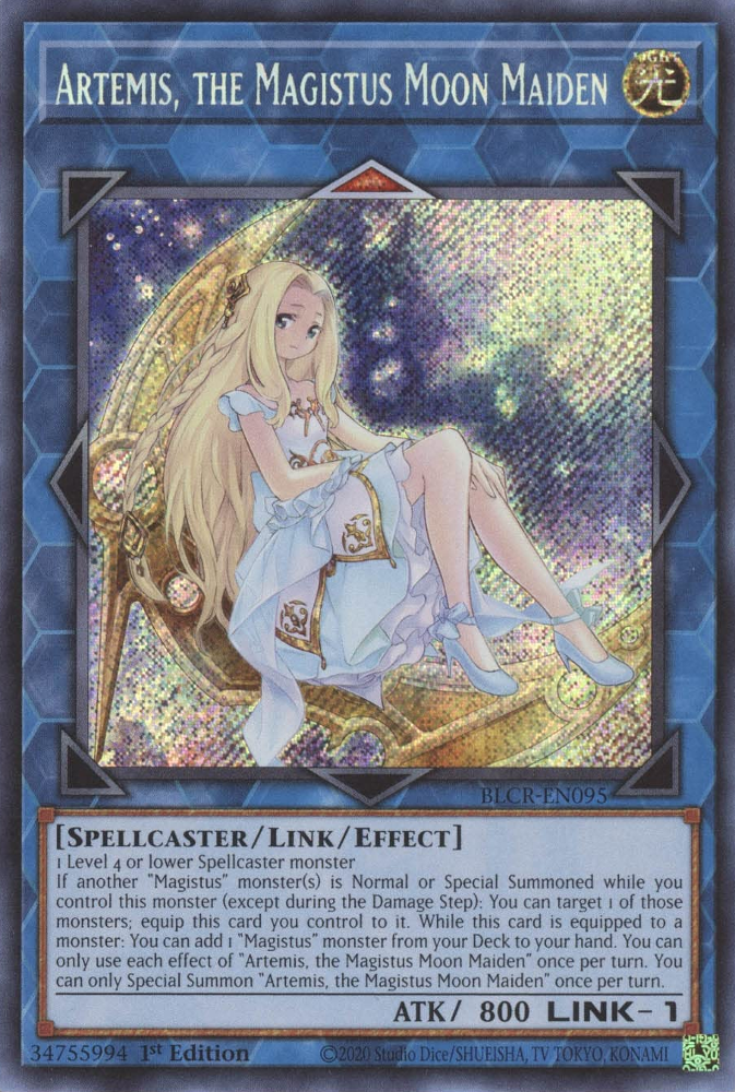 Artemis, the Magistus Moon Maiden [BLCR-EN095] Secret Rare