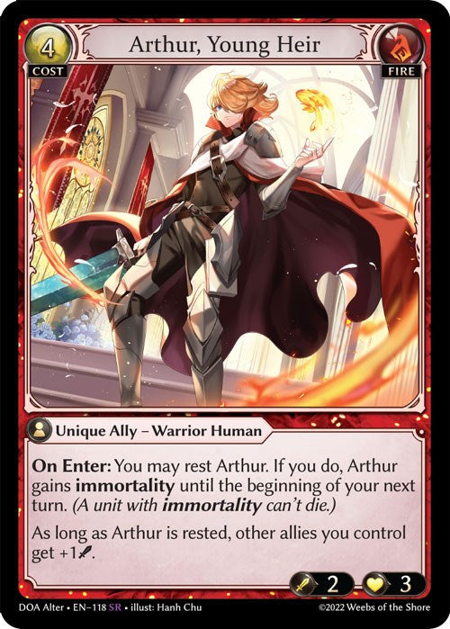 Arthur, Young Heir (118) [Dawn of Ashes: Alter Edition]