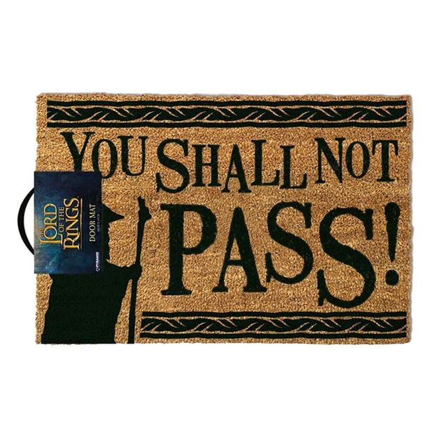 LOTR Licensed Doormat - You Shall Not Pass