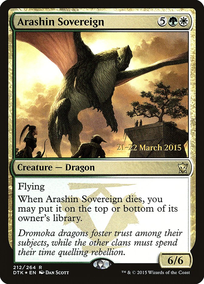 Arashin Sovereign  [Dragons of Tarkir Prerelease Promos]