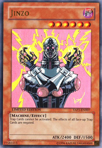 jinzo yugioh card Limited Edition 24k Gold Plated Metal Ingot Maze of Memories is packed with cards that open the gates to Yu Yu-Gi-Oh - Jinzo Psv-000 -