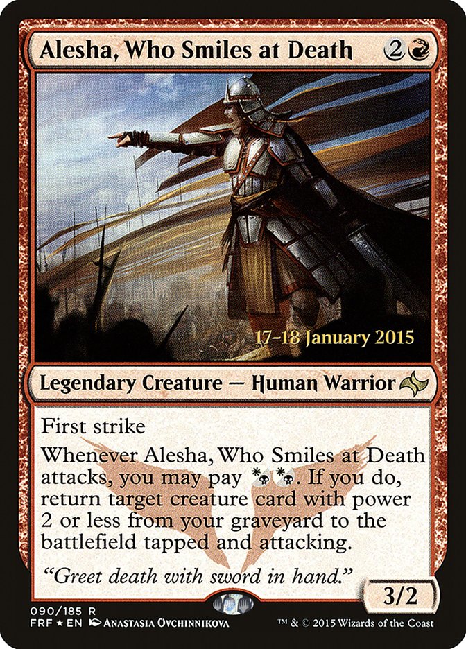 Alesha, Who Smiles at Death  [Fate Reforged Prerelease Promos]