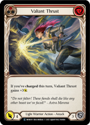 Valiant Thrust (Red) [U-MON039-RF] Unlimited Rainbow Foil