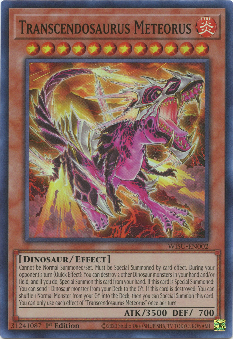 Transcendosaurus Meteorus [WISU-EN002] Super Rare