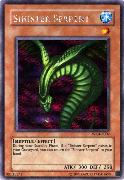 Sinister Serpent [WC4-E002] Prismatic Secret Rare