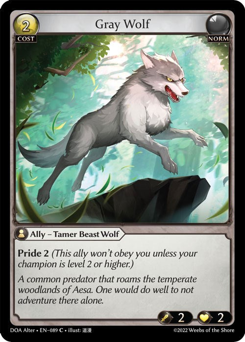 Gray Wolf (089) [Dawn of Ashes: Alter Edition]