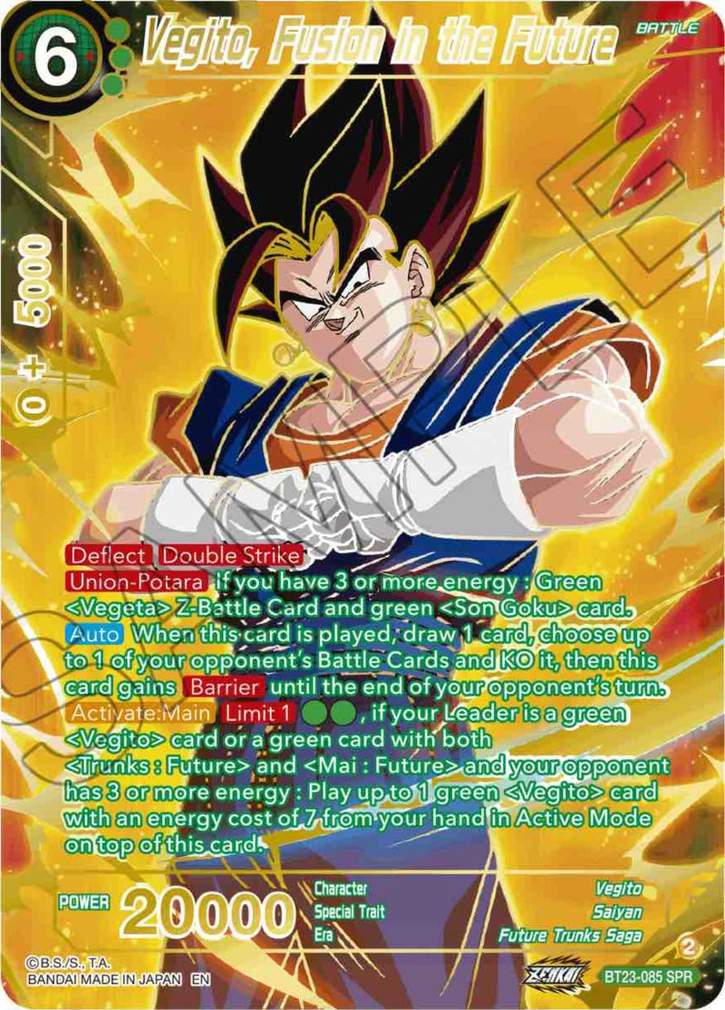 first edition shadowless pokemon cards Son Goku & Vegeta // SSB Vegito, Energy Eruption (BT7-025_PR) [Assault main image 1