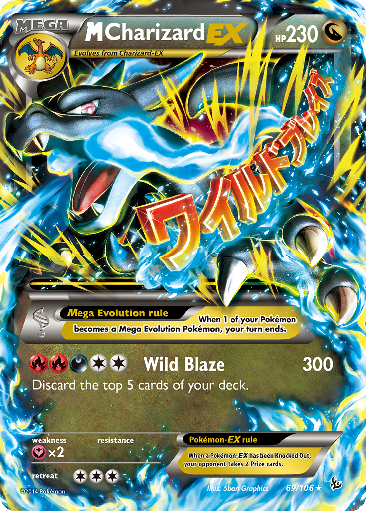 M Charizard EX (69/106) [XY: Flashfire]