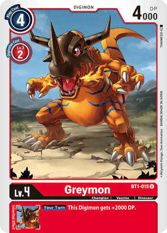 Greymon [BT1-015] [Release Booster Ver.1.0]