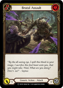 Brutal Assault (Yellow) [U-CRU193-RF] Unlimited Rainbow Foil