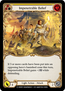 Impenetrable Belief (Yellow) [U-MON076-RF] Unlimited Rainbow Foil