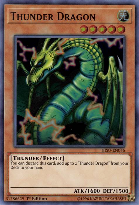 yugioh forbidden memories thunder cards passwords Thunder Dragon [HISU-EN046] Super Rare